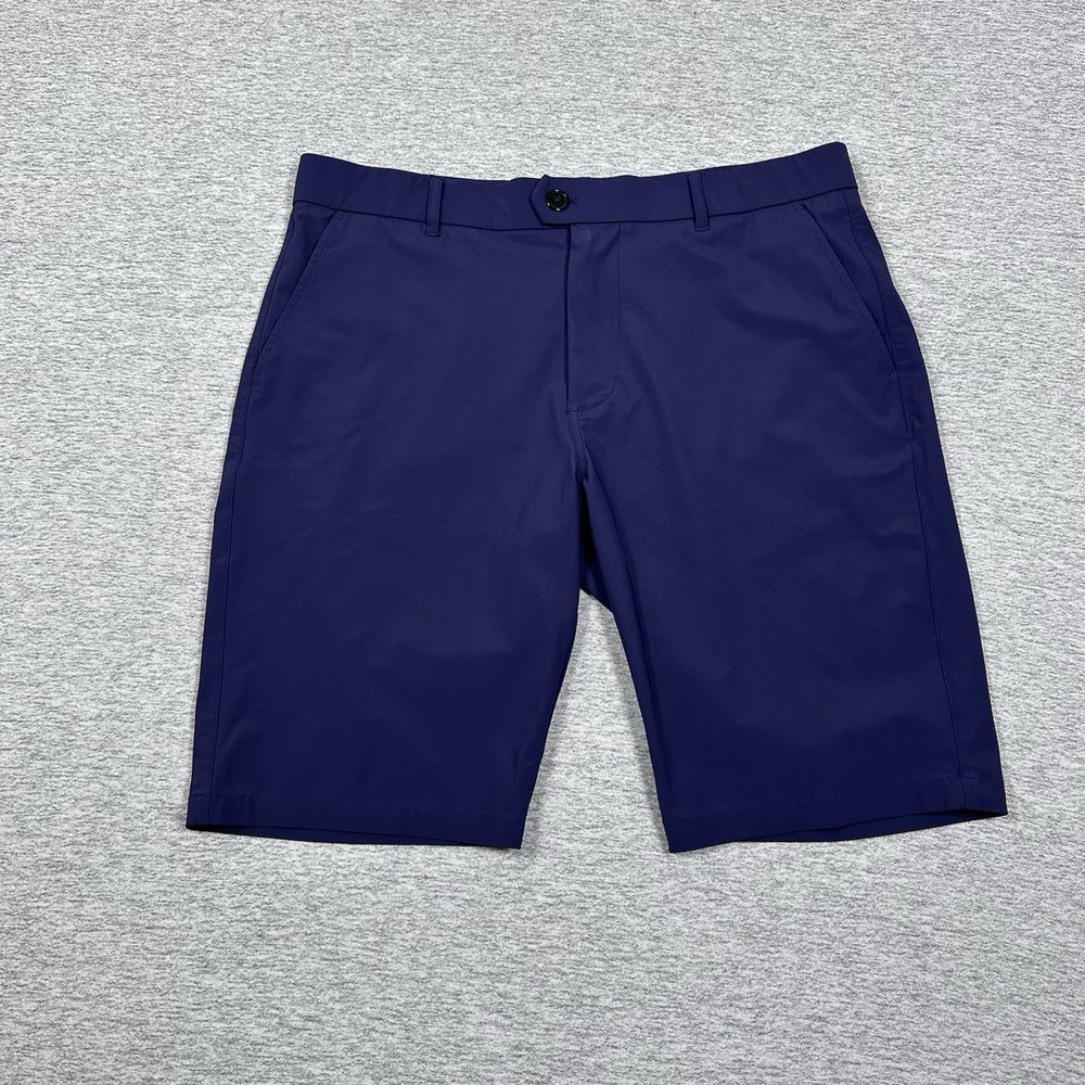 Greyson Shorts Mens 35 Blue Montauk Performance Stretch Golf Chino Sports